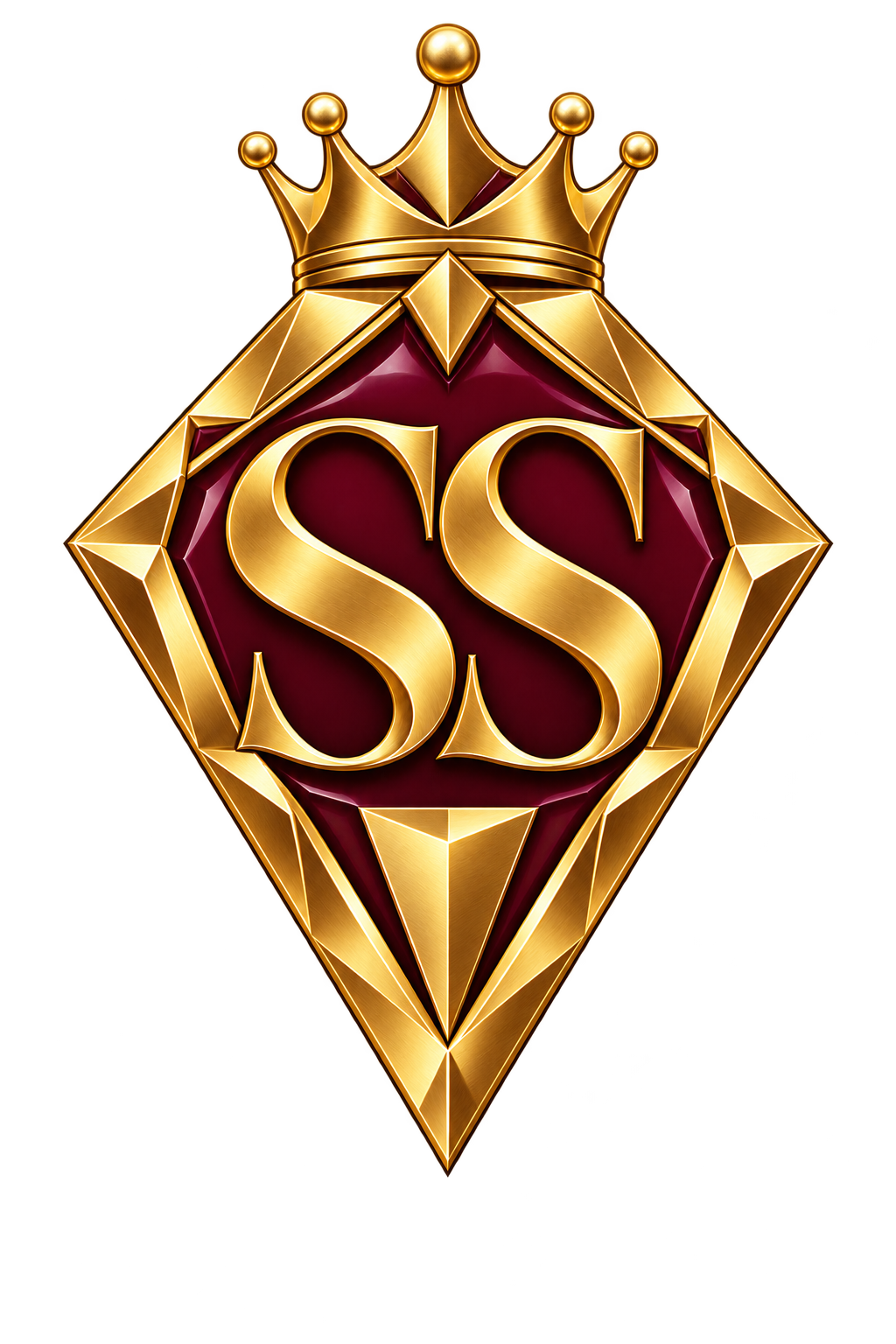 Personal SS shield emblem in gold and navy